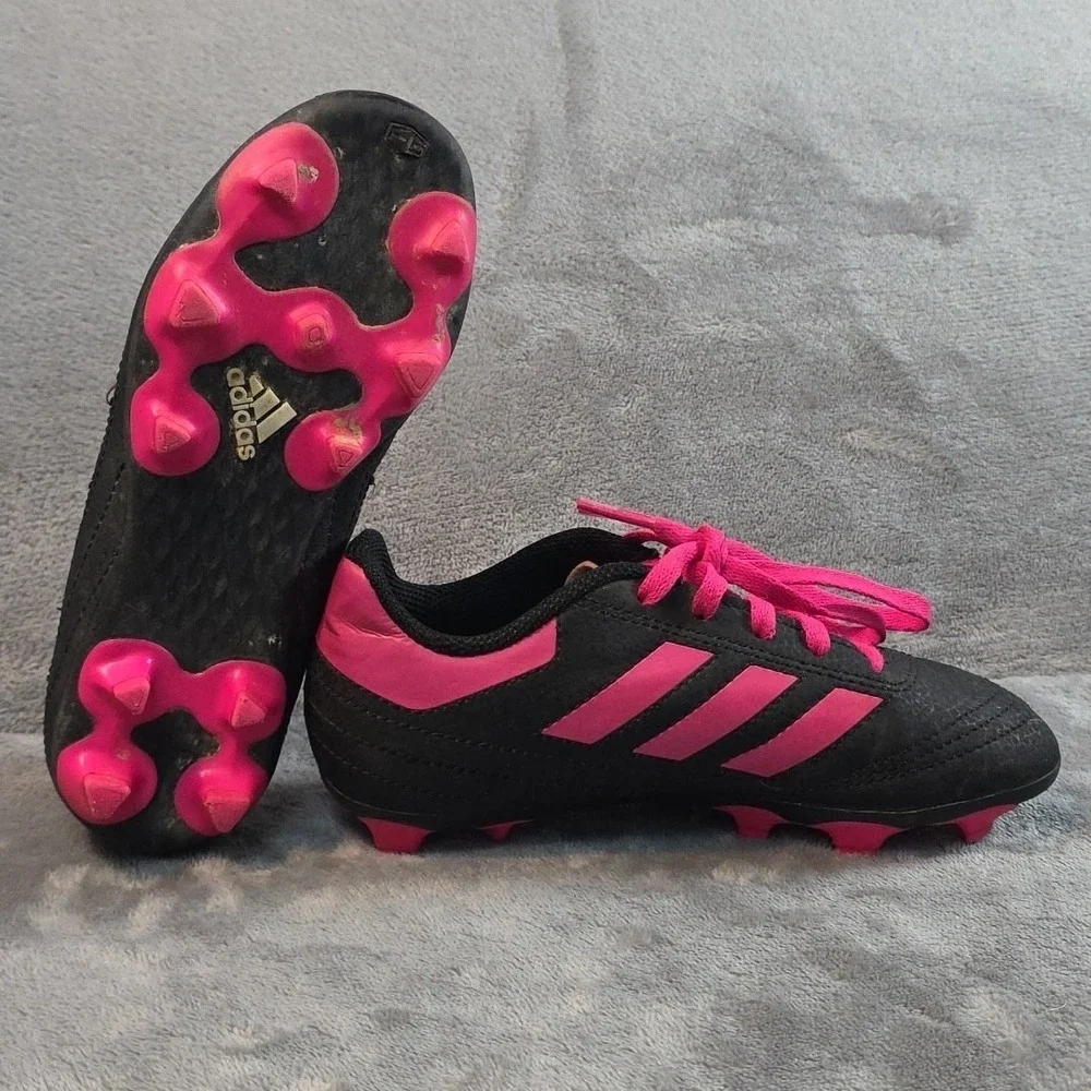 Adidas Goletto kids‎ Soccer Cleats Size 12K Pink Black G26368